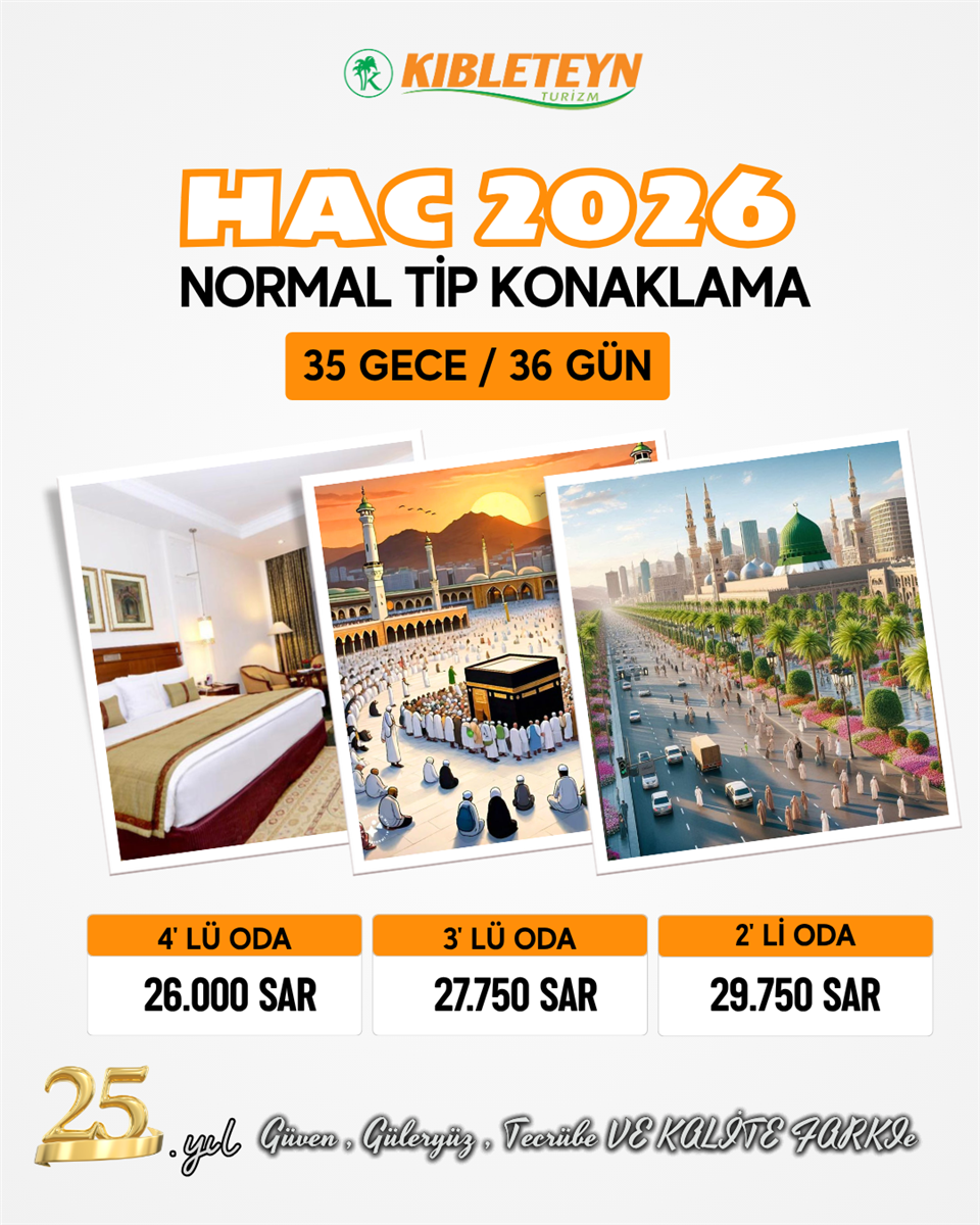 NORMAL KONAKLAMA HAC